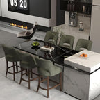 VKNOW Bar Stools Set of 6, Modern Counter Stools by VKNOW