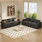 Apicizon 3-Seater Sofa & 3-Seater Sofa, 2 Piece Set Comfy Couch - Image 9