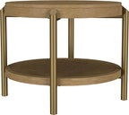 Coaster Home Furnishings Arini 2-piece Round Coffee and End Table Set Sand Wash - Image 4