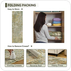 Green Rug Runners for Hallways Kitchen Non Slip Washable 2x6 Entryway Runner - Image 4