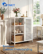 HITNET Bathoom Storage Cabinet, Bamboo Floor Cabinet - Image 4