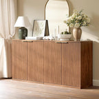 Evermagin 63" Walnut Buffet Cabinet by Evermagin