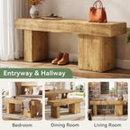 Thickened Solid Wood Bench, Heavy Duty Dining Bench - Image 6