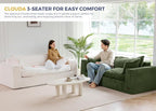 MAXYOYO 76" Sofa Couch, Loveseat Boneless Couch in a Box, Upholstered Small - Image 7