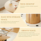 Wildhome Extendable Round Dining Table - Image 9