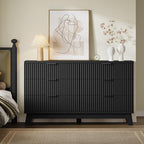 BORNOON 53" Long Dresser for Bedroom, 6-Drawer Dresser - Image 4
