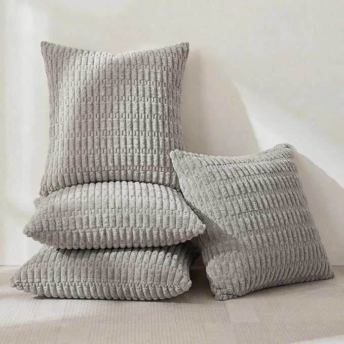 Fancy Homi 4 Packs Decorative Throw Pillow Covers - Image 2