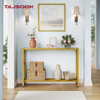 Tajsoon Entryway Table 41.8”, 2-Tier Entry Way Console Entrance Table, Narrow - Image 2