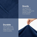 Utopia Bedding Ultra Soft Fleece Bed Blanket Throw Size Navy | Microfiber Plush - Image 5