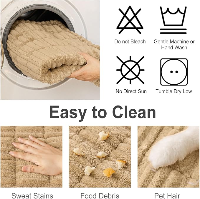Couch Cover for Dogs, Washable Non Slip Plush Flannel Sofa Protector | Thick - Image 7