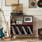 LELELINKY Large Record Player Stand, Turntable Stand - Image 5