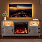 YESHOMY LED Fireplace TV Stand - Image 10
