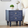Nightstand, Farmhouse Bedside Table by Unknown
