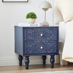 Nightstand, Farmhouse Bedside Table by Unknown