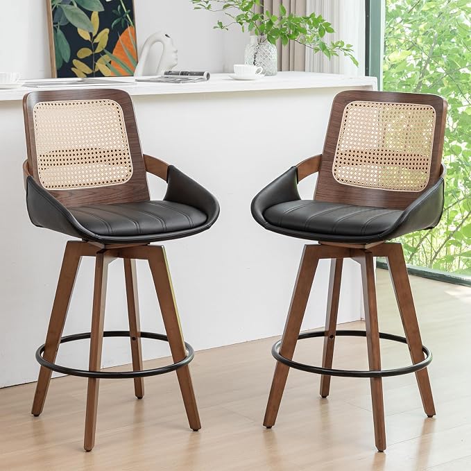 Set of 2 Counter Height Bar Stools by KUNZENTLIVING