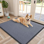 OLANLY Front Door Mat 40x32, Waterproof Heavy-Duty Indoor Outdoor Doormat | Ash by OLANLY