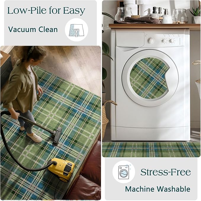 Plaid Outdoor Rug - Image 8