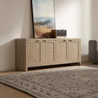 SICOTAS TV Stand for Living Room Boho Entertainment Center for Bedroom - Image 6