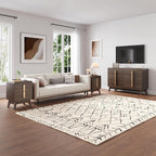 JOINICE Mid Century Modern Bedroom Set, 6 Drawer Dresser and Nightstand Sets - Image 4