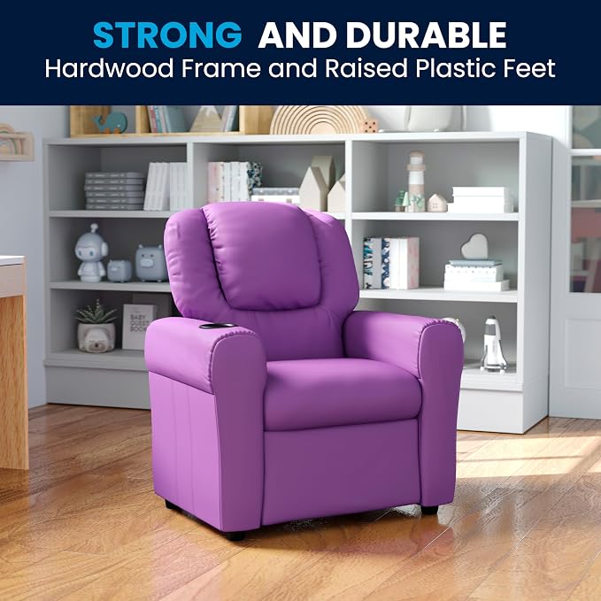Flash Furniture Vana Vinyl Kids Recliner - Image 4