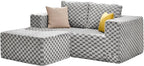 Hobestluk Modular Sectional Sofa Memory Foam Couch L Shape Sofa - Image 9