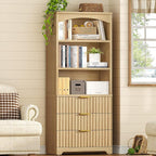 TEENFON 63.3" Tall Bookshelf, Bookshelves and Bookcases - Image 4