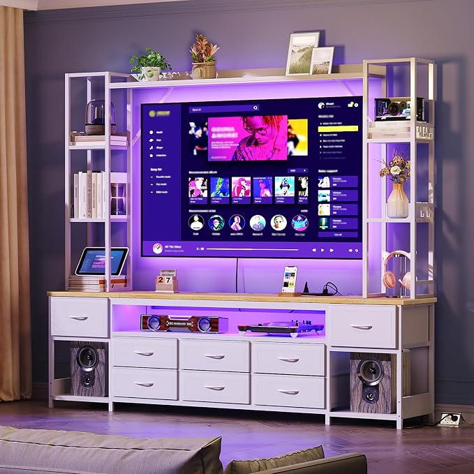 RALGEND Large Entertainment Center - Image 6