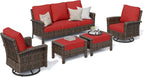 HERA'S HOUSE High Back Swivel Patio Furniture Set - Image 8