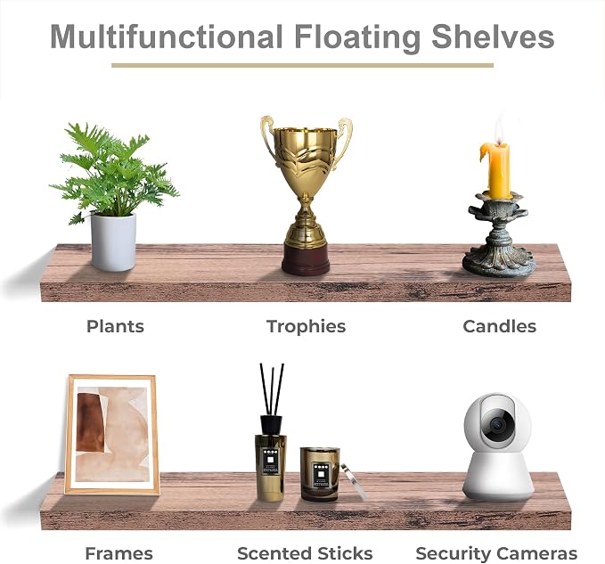 Sorbus Floating Shelves for Wall - Image 6