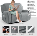 Timeles Recliner Covers Recliner Loveseat Covers Reclining Couch Covers Sofa - Image 3