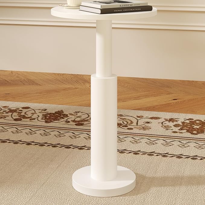 LAATOOREE Small Round Side Tables Set of 2, Drink Tables, Accent Coffee Tables - Image 6