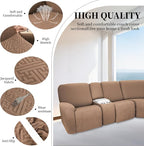 100% Waterproof Sectional Recliner Couch Covers - Image 5