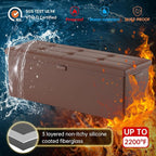 DocSafe Storage Ottoman Bench, Fireproof＆Waterproof Folding Bench - Image 4