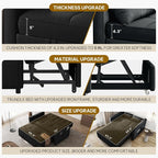 DWVO 55" Convertible Sofa Bed, 3-in-1 Sleeper Sofa - Image 4