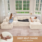 Luxanimarion 131'' U Shaped Sectional Couches - Image 8