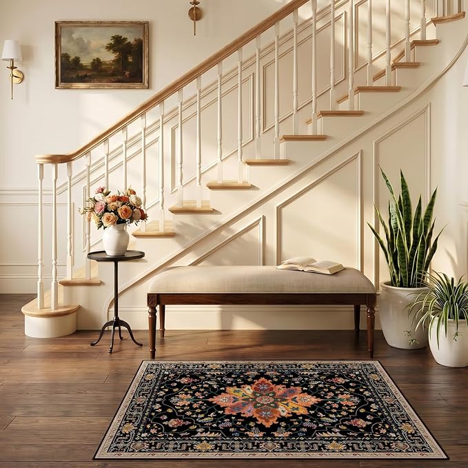 RELEANY Washable Area Rug, Small 2'6"x4', Water Repellent, Pet Friendly - Image 2