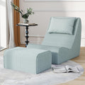 Giant Bean Bag Chair for Adults, Corduroy Chaise Lounge by SnugSofeeFoamSofa