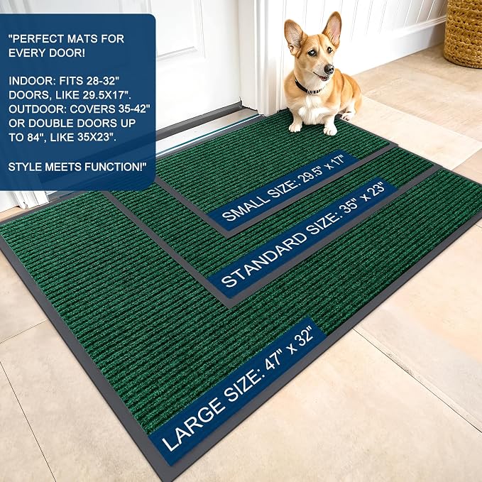 OLANLY Front Door Mat 71x23, Waterproof Heavy-Duty Indoor Outdoor Doormat | - Image 2