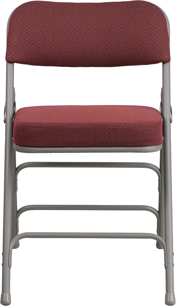 Flash Furniture 2 Pack HERCULES Series Premium Curved Triple Braced & Double - Image 5