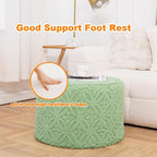Plush Multi-Functional Ottoman Pouf – Ergonomic Ottoman Foot Rest - Image 7