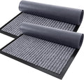 OLANLY 2-Pack Front Door Mats 29.5x17, Waterproof Heavy-Duty Doormats | Light by OLANLY
