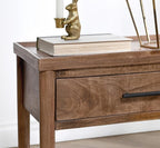 Kosas Home Ciaria Transitional Mango Wood End Table in Medium Brown - Image 3