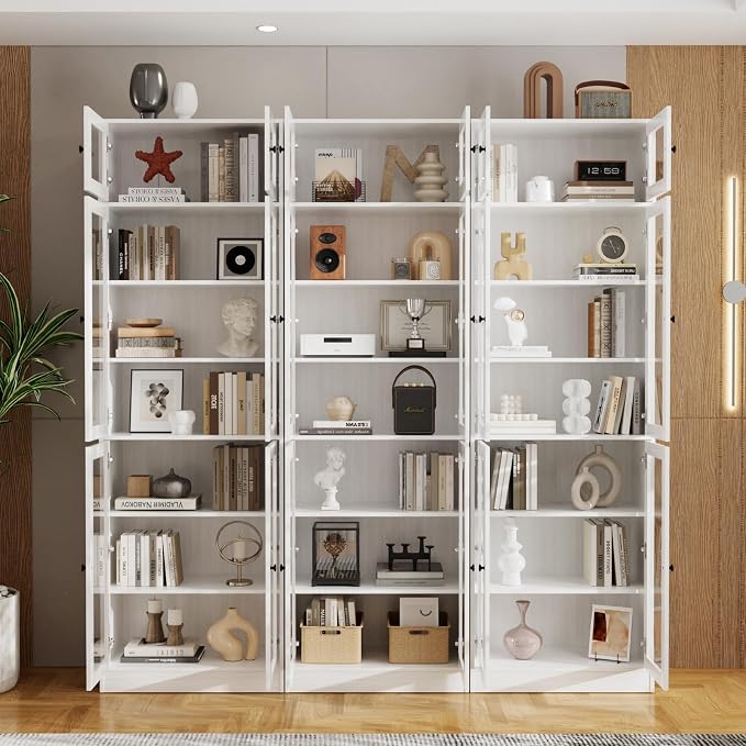 TUSY 85.5" Modern Tall Bookcase - Image 8