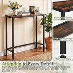 Sturdy Console Table with 98 lb Capacity, Stable Wobble-Free Design - Image 5