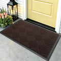 Front Door Mat, Heavy Duty Waterproof Doormat 35.5"x24", Stain Fade Resistant by WELDUN%E2%80%94IdealChoiceforHome