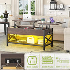 Aheaplus Coffee Table, Lift Top Coffee Table - Image 5