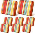 Geyoga 8 Pcs Patio Stretch Sofa Cushion Covers Outdoor Cushion Covers by Geyoga