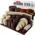 235 pcs Felt Furniture Pads Brown & Beige X-Protector! Huge Quantity of by X-Protector