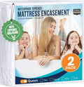 Utopia Bedding Mattress Protector Zippered Queen Size, 100% Waterproof Bed Bug by UTOPIABEDDING