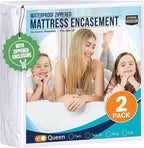 Utopia Bedding Mattress Protector Zippered Queen Size, 100% Waterproof Bed Bug by UTOPIABEDDING